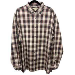 Banana Republic Mens Heritage Plaid Long Sleeve Button Up Shirt Size XXL‎ Casual